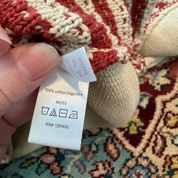 ⭐️3for10⭐️ Cotton Knit American Flag Americana Crewneck Pullover Women’s Medium - Picture 7 of 11